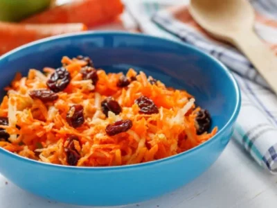 سالاد زردآلو و هویج