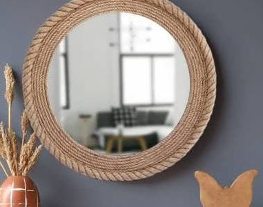 آموزش گام به گام تزیین آینه با کنف: زیبایی و ظرافت در خانه شما