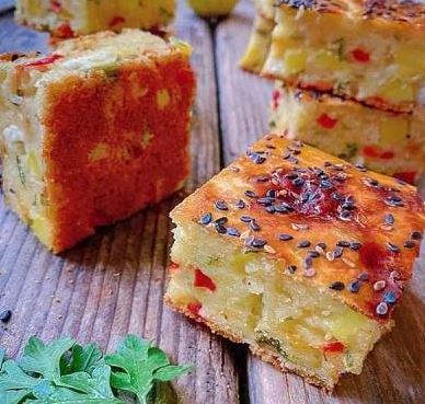 کیک سبزیجات سالم در خانه؛ دستور ساده و فوری