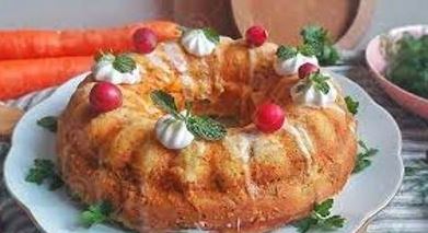 کیک سبزیجات سالم در خانه؛ دستور ساده و فوری